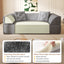 LLappuil 80" Futon, 3 Seat Sofa Convertible Sofa Bed, Chenille Sofa Couch for Living Room Gray