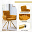 LLappuil Dining Chair Set of 2, 2 Piece Upholstered Accent Chairs for Dining Room, Living Room Yellow