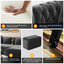 LLappuil Pull Out Sofa Bed King Size, 89" Chesterfield Sofa Convertible Sleeper Sofa Bed, Velvet 3-Seater Sofa with Movable Ottoman for Living Room Gray