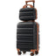 LLappuil 6 Piece Luggage Set, ABS Hardshell Suitcases with Dual Spinner Wheels for Travel & Business