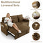LLappuil 81" Loveseat Sofa with Recliner Chair, 3 Seat Sofa with Pull Out Sofa Bed, Chenille Sofa Couch Convertible Sofa Bed with Tabletop, Cup Holder, USB & Type-c Charging Port for Living Room