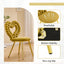 LLappuil Dining Chair Set of 2, 2 Piece Upholstered Accent Chairs for Dining Room, Living Room Yellow