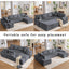 LLappuil 144" Sectional Sofa, Oversized Modular Sectional Couch with Chaise, Magazine Pockets, Removable Armrests, Cloud Boneless Corduroy Sofa Convertible Sofa Bed for Living Room