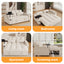 LLappuil 65" Pull Out Sofa Bed, Corduroy Sofa Couch Covertible Sofa Bed, Loveseat Sofa for Living Room Beige