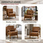 LLappuil Accent Chair, Mid-Century Modern Reading Single Sofa Chair for Living Room, Foil Fabric