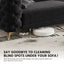 LLappuil Pull Out Sofa Bed King Size, 98" Tufted 3 Seat Sofa Convertible Sleeper Sofa Bed, Oversized 28" Deep Seat Velvet Sofa Couch for Living Room Black