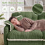 LLappuil 101" Sectional Sofa, Modular Sectional Couch with Movable Ottoman, Chenille Cloud Sofa Couch for Living Room