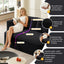 LLappuil 79" Futon Sofa Bed, Boneless Sofa Convertible Sofa Bed Full Size, Corduroy Loveseat Floor Sofa Couch for Living Room