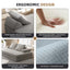 LLappuil King Size Convertible Sofa Bed, 87" DIY Chenille Sofa Couch with Deep Seat for Living Room Light Gray