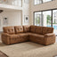 LLappuil 85" x 85" Sectional Sofa, L Shaped Sectional Couch with Pull Out Sofa Bed, Convertible Sofa Bed with Hidden Storage, Foli Fabric 5 Seat Sofa Couch for Living Room
