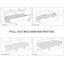 LLappuil 85" x 85" Sectional Sofa, L Shaped Sectional Couch with Pull Out Sofa Bed, Convertible Sofa Bed with Hidden Storage, Polyester Fabric 5 Seat Sofa Couch for Living Room