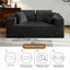 LLappuil 67" Loveseat Sofa, Corduroy Boneless Cloud Sofa Couch for Living Room