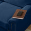 LLappuil 82" Velvet Sofa, 3 Seater Sofa Couch for Living Room Blue