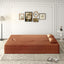 LLappuil Full Size Futon Convertible Sleeper Sofa Bed, 78" Corduroy Loveseat Floor Sofa Couch for Living Room