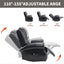 LLappuil Recliner Chair, 360° Swivel Massage Recliner Chair with Heat, Nursery Glider Rocker Manual Recliner Chair with Side Pockets for Living Room, Bedroom Black