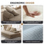 LLappuil King Size Convertible Sofa Bed, 87" DIY Chenille Sofa Couch with Deep Seat for Living Room Camel