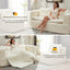 LLappuil Sectional Sofa Bed, Futon Convertible Sofa Bed King Size, Plush Corduroy Loveseat Sofa Couch for Living Room Beige