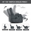 LLappuil Power Lift Recliner Chair, 8‑Point Vibration Massage Reclining Chair with Heat, Chenille Reading Chair with Side Pocket, USB Charge Port, Remote Control for Living Room