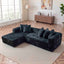 LLappuil 108" Sectional Sofa, Modular Sectional Couch with Right Chaise, Boneless Chenille Cloud Sofa Couch for Living Room