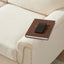 LLappuil 82" Velvet Sofa, 3 Seater Sofa Couch for Living Room Beige