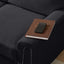 LLappuil 82" Velvet Sofa, 3 Seater Sofa Couch for Living Room Black