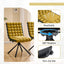 LLappuil Dining Chair Set of 2, 2 Piece Puffy Bubble Kitchen Dining Chair with with Metal Legs, Tufted Velvet 360° Swivel Accent Chair for Dining Room, Kitchen, Living Room