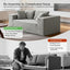 LLappuil 67" Loveseat Sofa, Corduroy Boneless Cloud Sofa Couch for Living Room