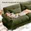 LLappuil 94" Loveseat Sofa, Oversized Velvet Cloud Couch for Living Room