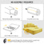 LLappuil Chaise Lounge Chair Indoor, Corduroy Boneless Sofa Bed, Deep Seat Sleeper Couch Reading Chairs, Cloud Sofas Couches for Living Room, No Assembly Required Yellow