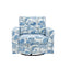LLappuil 360° Swivel Accent Chair, Mid-century Living Room Chair, Single Sofa Reading Chair for Living Room, Nubby Woven Fabric
