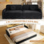 LLappuil King Size Pull Out Sofa Bed, Compact Loveseat Sofa Covertible Sofa Bed with USB Port, Side Pocket , Chenille Sofa Couch for Living Room