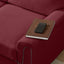 LLappuil 82" Velvet Sofa, 3 Seater Sofa Couch for Living Room Red