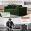 LLappuil 67" Loveseat Sofa, Corduroy Boneless Cloud Sofa Couch for Living Room