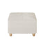 LLappuil Modular Sectional Sofa Ottoman Seat, Combination Sofa Teddy Velvet Fabric Storage Footstool, Carton C (Beige)