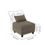 LLappuil Modular Sectional Storage Couch Ottoman Seats¡ê?Storage Ottoman Footrest Modules and Seat Cube Brown