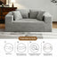 LLappuil 67" Loveseat Sofa, Corduroy Boneless Cloud Sofa Couch for Living Room