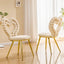 LLappuil Dining Chair Set of 2, 2 Piece Upholstered Accent Chairs for Dining Room, Living Room Beige