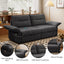 LLappuil Pull Out Sofa Bed Queen Size, Loveseat Sofa Convertible Sleeper Sofa Bed, Velvet Sofa Couch with Adjustbale Armrest, USB Charging Port for Living Room Gray