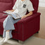 LLappuil 82" Velvet Sofa, 3 Seater Sofa Couch for Living Room Red