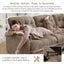 LLappuil 132" Sectional Sofa, Oversized Modular Sectional Couch with Double Movable Ottoman, Chenille Cloud Sofa Couch for Living Room