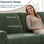 LLappuil 81" Corduroy Sofa, Comfy Loveseat Sofa Couch , Mid-Century Upholstered Couch for Living Room