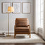 LLappuil Accent Chair, Mid-Century Modern Reading Single Sofa Chair for Living Room, Foil Fabric