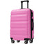 LLappuil 6 Piece Luggage Set, ABS Hardshell Suitcases with Dual Spinner Wheels for Travel & Business