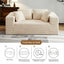 LLappuil 67" Loveseat Sofa, Corduroy Boneless Cloud Sofa Couch for Living Room