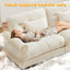 LLappuil 94" Loveseat Sofa, Oversized Velvet Cloud Couch for Living Room