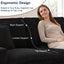 LLappuil 59" Loveseat Sofa, Small Living Room 2 Seat Sofa Couch, Corduroy Cloud Sofa Couch for Apartment, Compact Space Beige