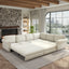 LLappuil Sectional Sofa with Pull Out Sofa Bed, Oversized Chenille Sofa Couch Convertible Sleeper Sofa Bed for Living Room Apartment