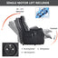 LLappuil Power Lift Recliner Chair, 8‑Point Vibration Massage Reclining Chair with Heat, Faux Leather Reading Chair with Side Pocket, USB Charge Port, Remote Control for Living Room