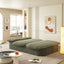 LLappuil 79" Futon Sofa Bed, Boneless Sofa Convertible Sofa Bed Full Size, Corduroy Loveseat Floor Sofa Couch for Living Room