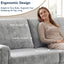 LLappuil 81" Chenille Sofa, Comfy Loveseat Sofa Couch , Mid-Century Upholstered Couch for Living Room